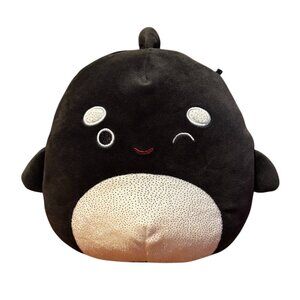 Original KellyToy Squishmallows 7” Whale Kai Black Orca Plush Pillows